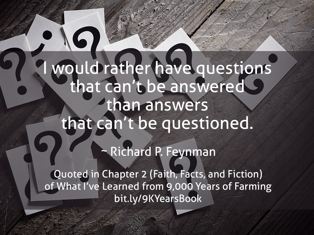Richard P. Feynman Quote | Randy Frazier