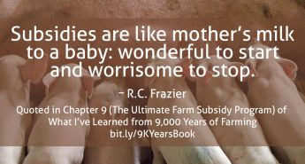 Quote about Subsidies