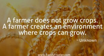 Quote about Farming