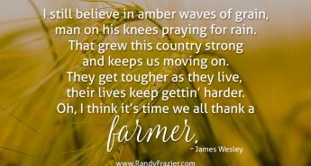 Thank a Farmer Quote