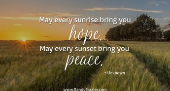 Quote about Sunrises and Sunsets
