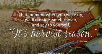 Quote about Harvest