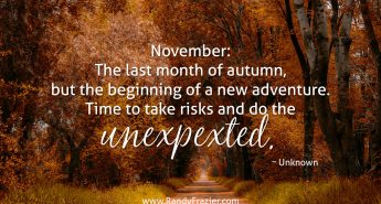 Quote about November