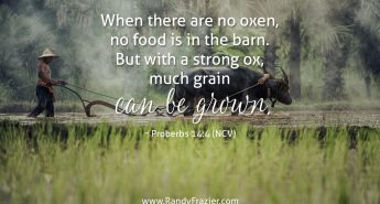 Proverbs 14:4
