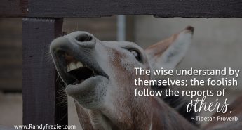 Tibetan Proverb