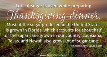 Ag Facts about Sugar