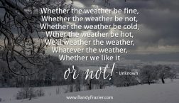 Nursery Rhyme about Weather