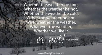 Nursery Rhyme about Weather