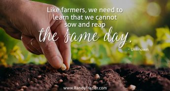 Sowing and Reaping Quote