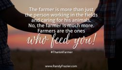 Thank a Farmer Quote