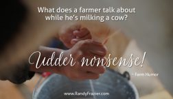 Farm Humor about Cows