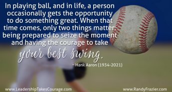 Hank Aaron Quote