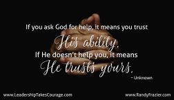 Trusting in God Quote