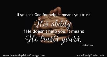 Trusting in God Quote