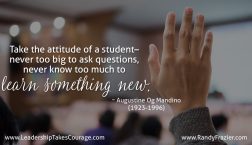 Augustine Og Mandino Quote