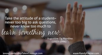 Augustine Og Mandino Quote