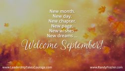 Welcome September