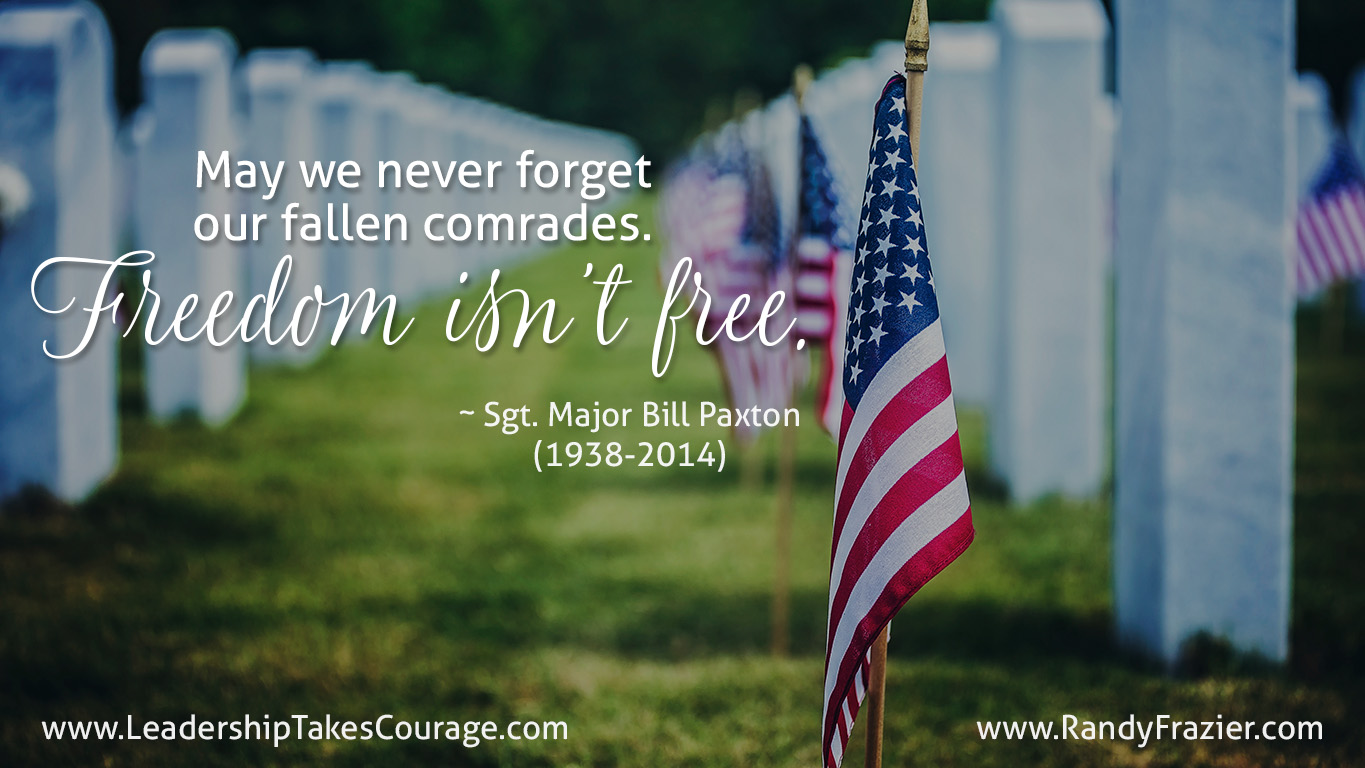 Sgt. Major Bill Paxton Quote