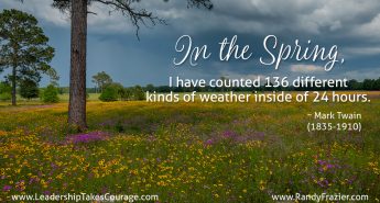 Springtime Quote by Mark Twain